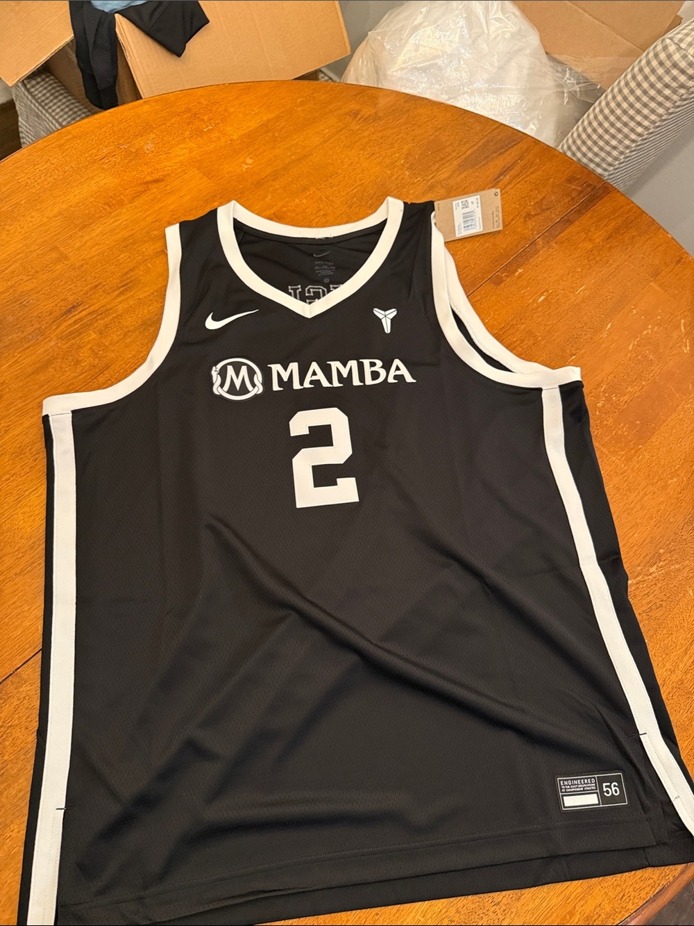 Nike Kobe Mamba Jersey Womens xxl Black Gigi Mambacita Basketball HF7754-010
